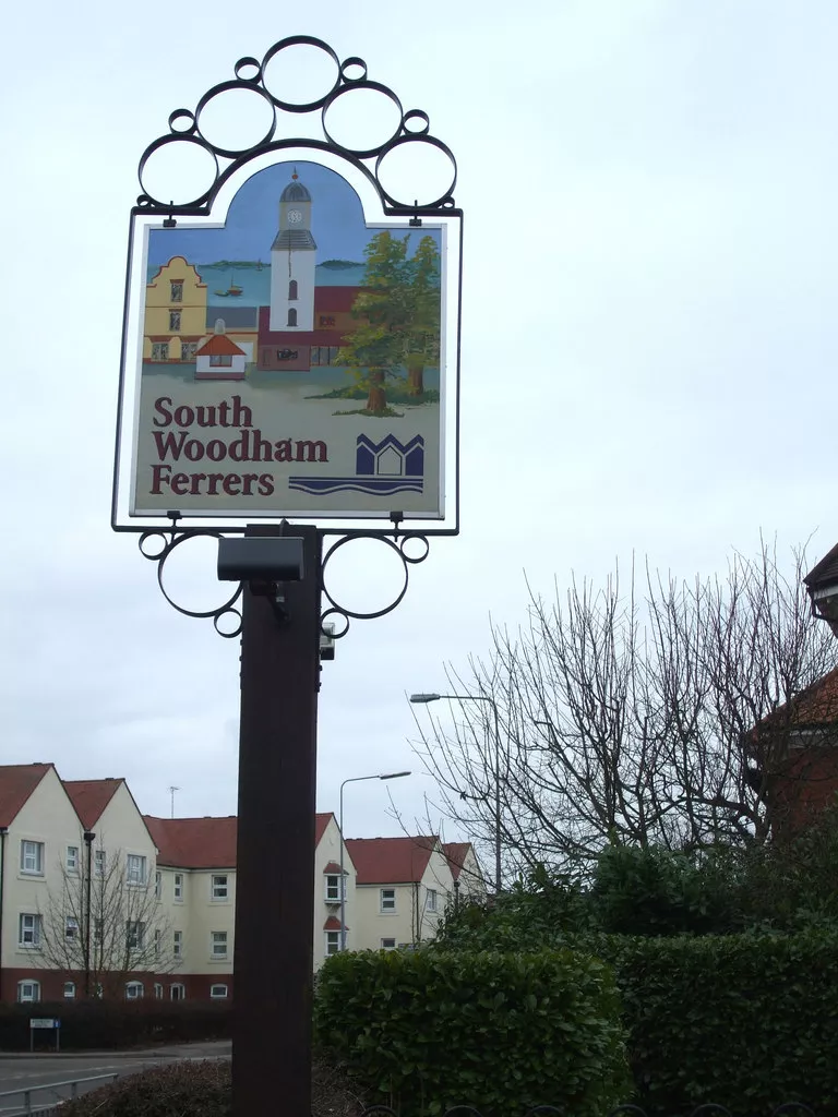 South Woodham Ferrers local walking route in Essex