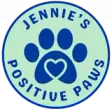 Jennie's Positive Paws logo