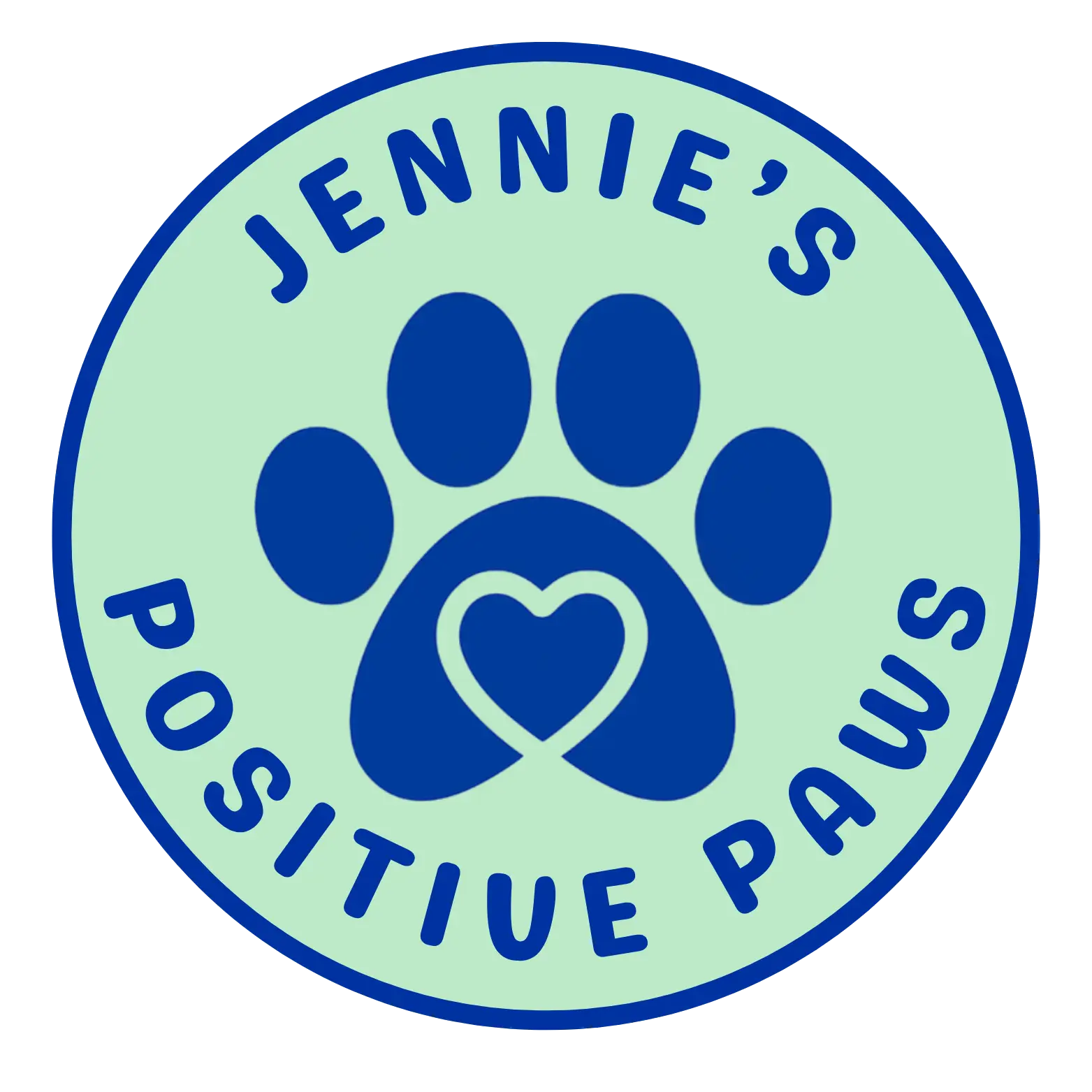 jennies postive paws logo